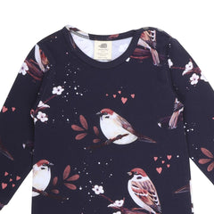 Langarm Body aus Baumwolle (Bio)