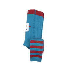 Leggings Socks Made of Organic Cotton – Comfortable and Breathable Children's Tights with Robot Design