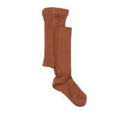 Organic Cotton Tights – Sustainable and Comfortable Children's Tights in Warm Brown