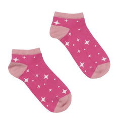 Organic cotton children's socks in a set of 2 - soft, skin-friendly & sustainable with star pattern
