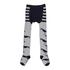 Children's tights made from 100% organic cotton - Striped design for comfort and sustainability