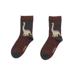 Dinosaur Organic Socks for Kids – Sustainable Cotton with Adventure Motif