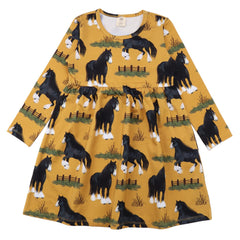 Shire Horses - Cotton (Organic)