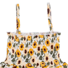 Sunflowers-Strap Dress