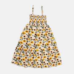 Sunflowers-Strap Dress