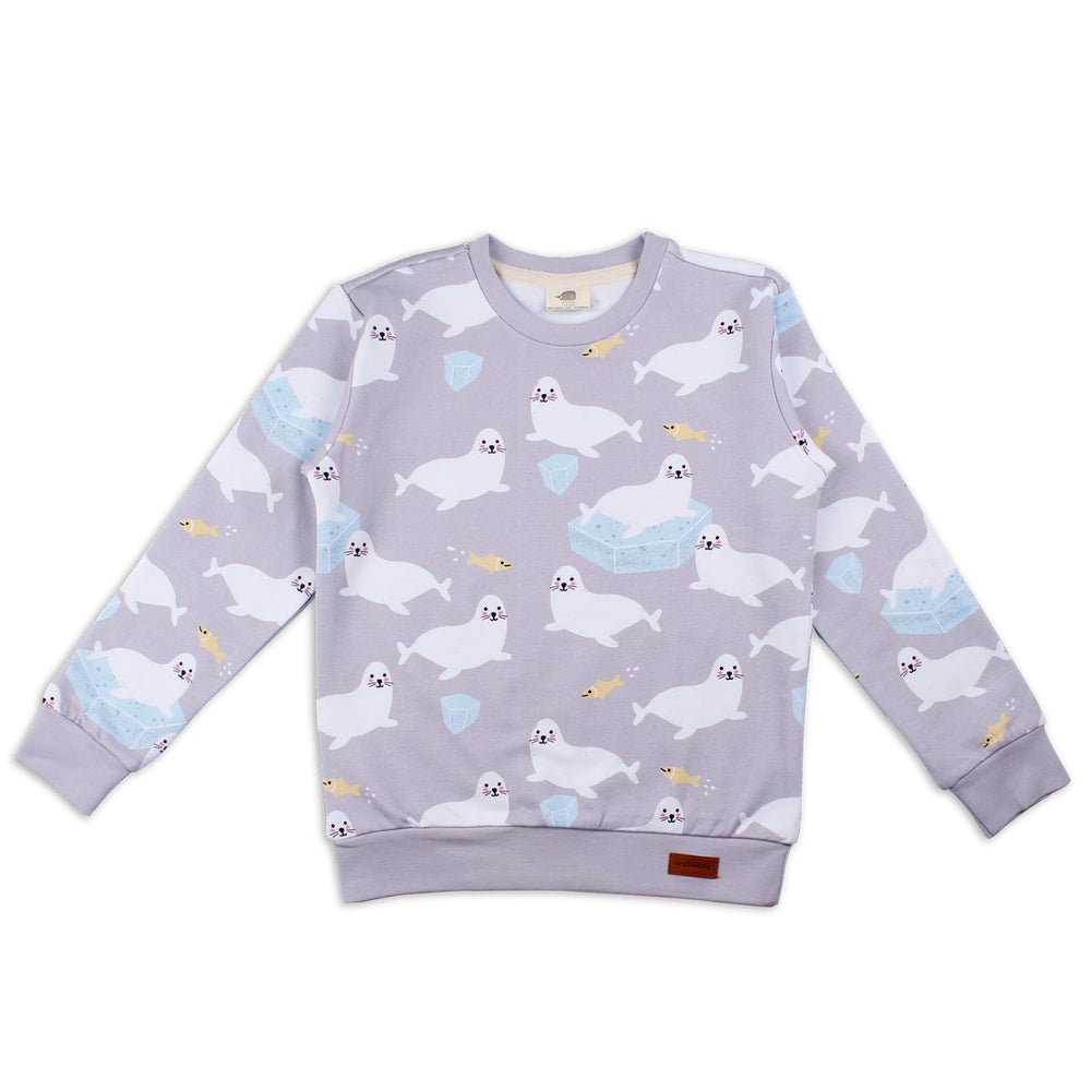 Pullover-Sweatshirt aus Baumwolle (Bio)