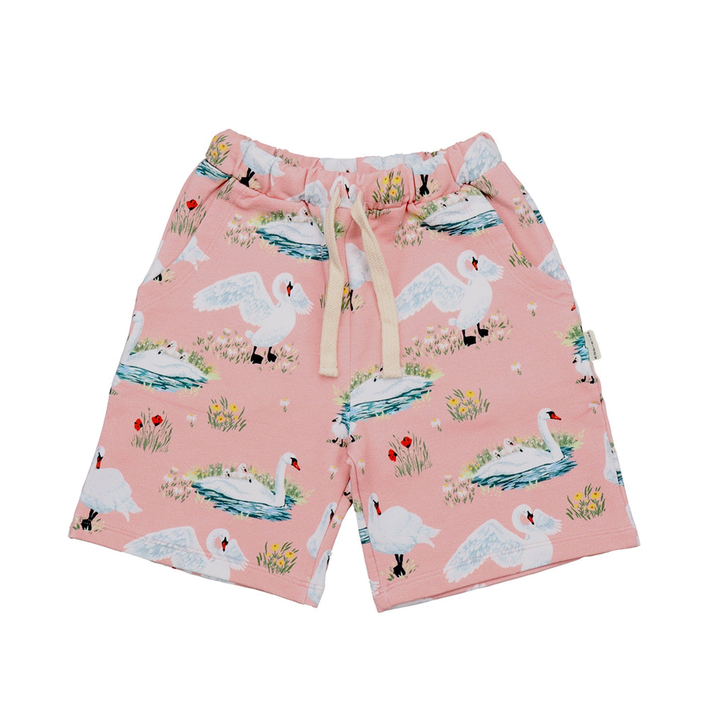 Swans in Spring-Shorts