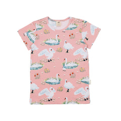 Swans in Spring-T-Shirt