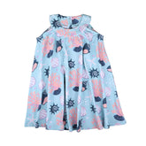 Kurzarm Kleid aus Baumwolle (Bio)