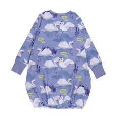 Long-sleeved dress made of cotton (organic)