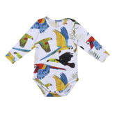 Langarm Body aus Baumwolle (Bio)