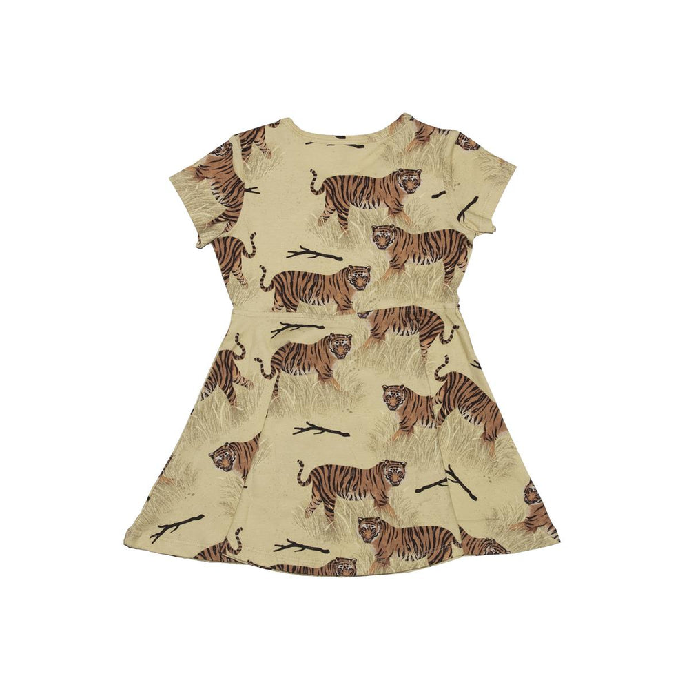 Kurzarm Kleid aus Baumwolle (Bio)