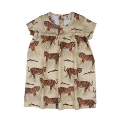 Kurzarm Kleid aus Baumwolle (Bio)