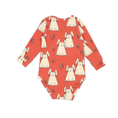 Langarm Body aus Baumwolle (Bio)