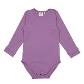 Long-sleeved bodysuit made of cotton (organic)