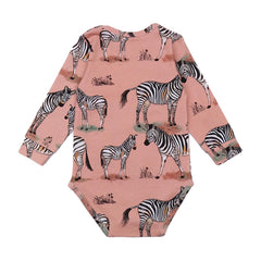 Long-sleeved bodysuit made of cotton (organic)