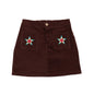 Cord Hot Brown 03-Skirt