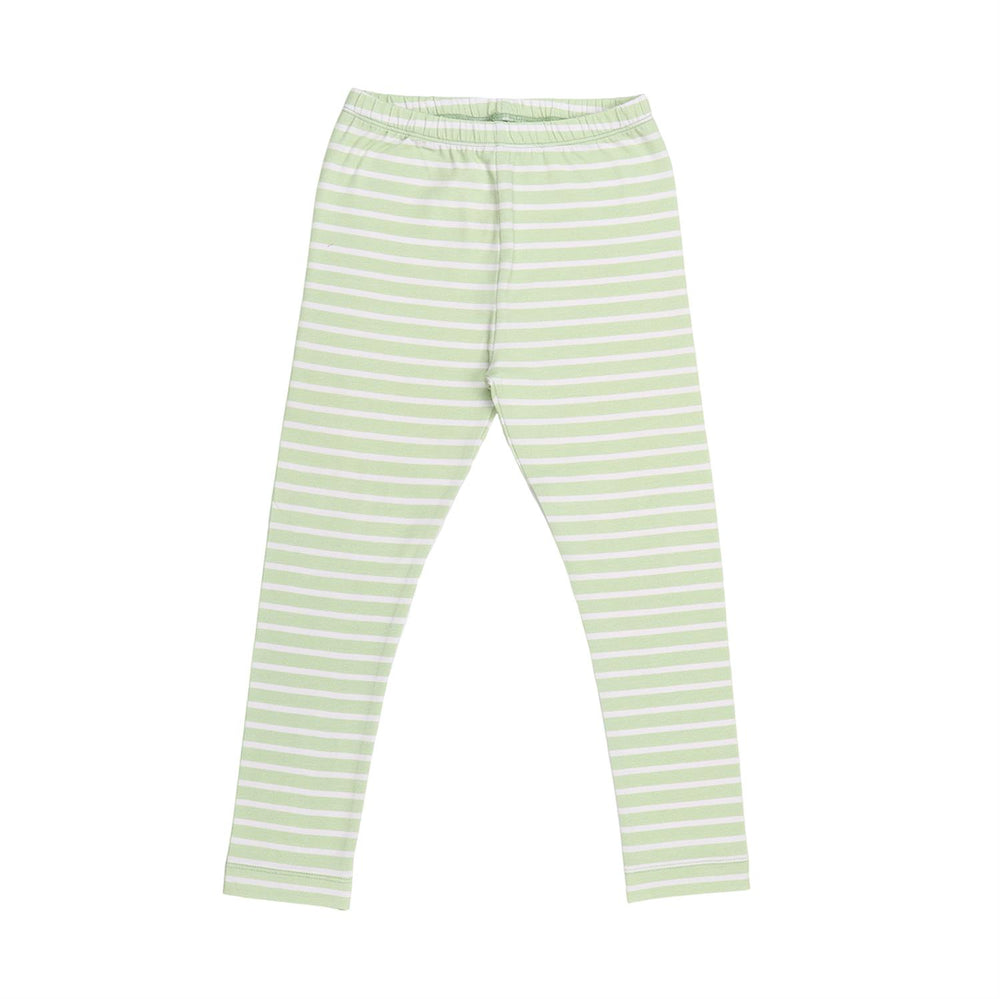Green stripes 14-Leggings