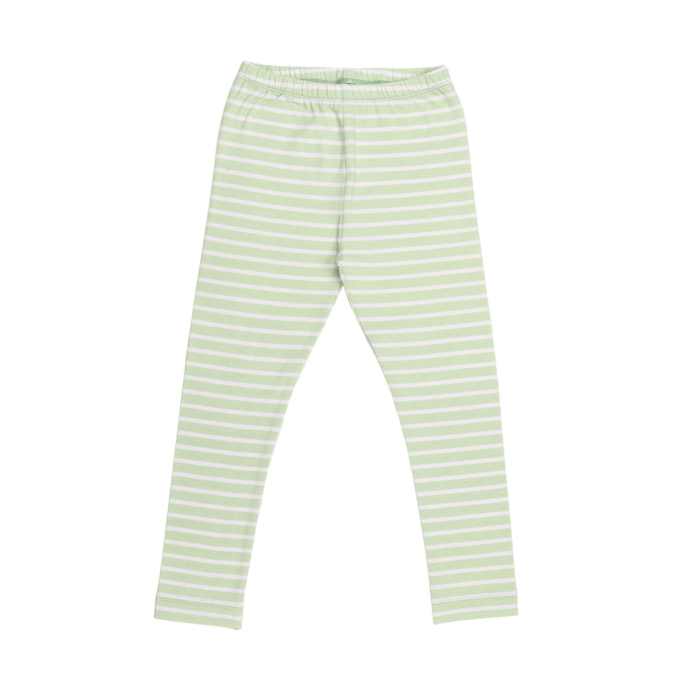 Green stripes 14-Leggings
