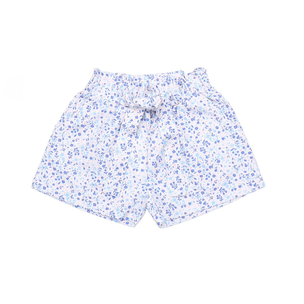 Blue Flowers-Shorts