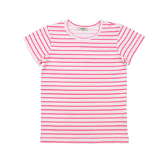 Pink stripes 12-T-Shirt
