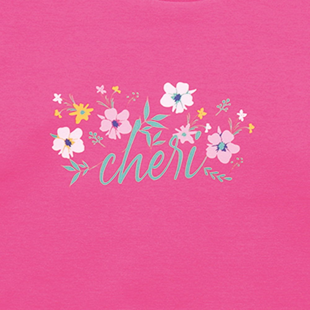 Pink Flowers-Sweatshirt