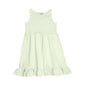 Green stripes 14-Sleeveless Dress