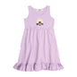 Yellow Flowers-Sleeveless Dress