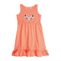 Blue Flowers-Sleeveless Dress