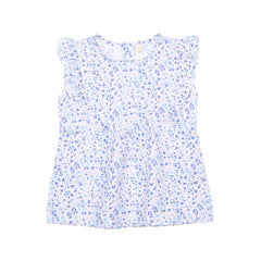 Blue Flowers-Blouse