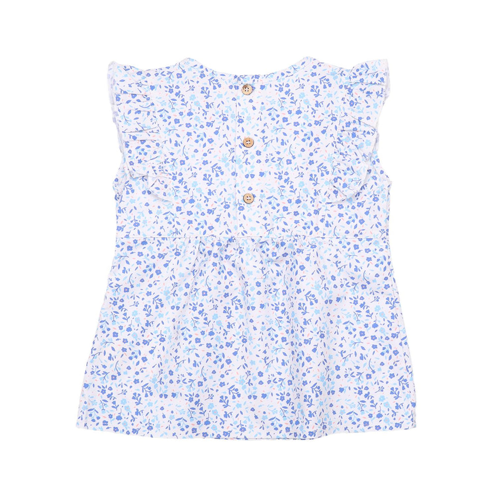 Blue Flowers-Blouse