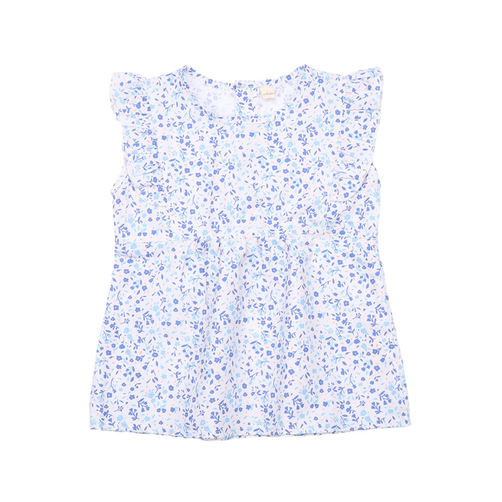 Blue Flowers-Blouse