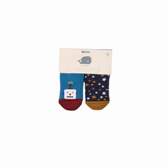 2 Paar Stoppersocken aus Baumwolle (Bio)