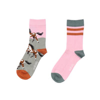 Organic cotton socks with horse pattern – sustainable, comfortable and skin-friendly