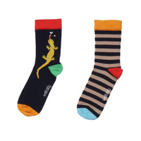 Colorful Salamanders – Organic Cotton Socks for Kids, Sustainable and Stylish