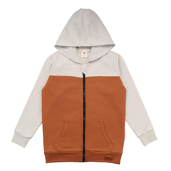 Deep Brown&amp;Oyster Gray - Cotton (Organic)