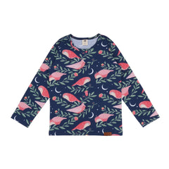 Pinky Birds - Baumwolle (Bio)