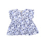 Blue Birds and Flowers-Blouse