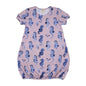 Short-sleeved dress made of cotton (organic)