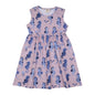 Short-sleeved dress made of cotton (organic)