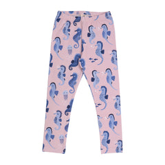 Blue Seahorses-Leggings