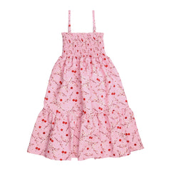 Cherries and Blossoms-Strap Dress