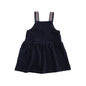 Cord Navy - Pinafore Dress