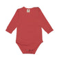 Long-sleeved bodysuit made of cotton (organic)