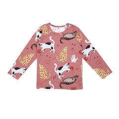 Long-sleeved shirt made of cotton (organic)