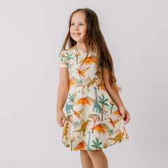 Dinasaur World-Flared Dress