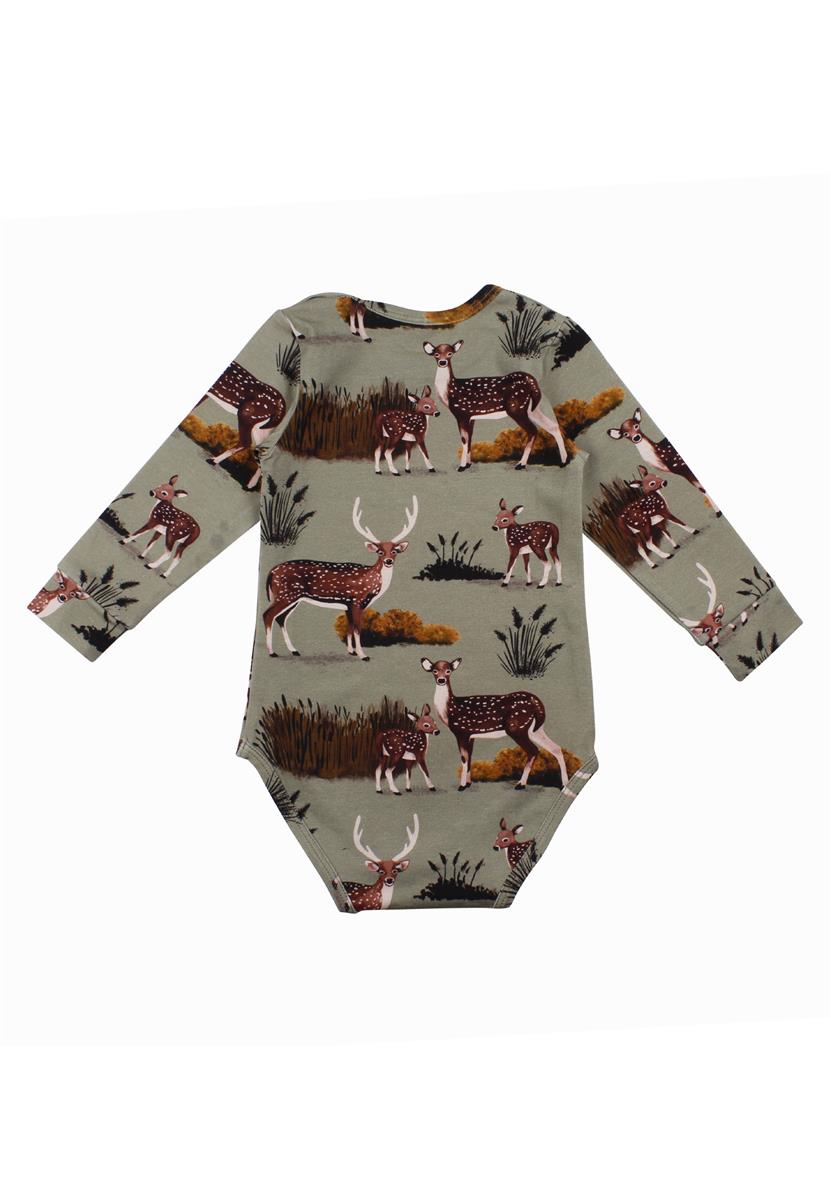 Langarm Body aus Baumwolle (Bio)