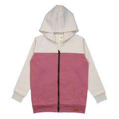 Deco cherry&amp;Oyster Gray - cotton (organic)