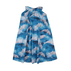 Kurzarm Kleid aus Baumwolle (Bio)