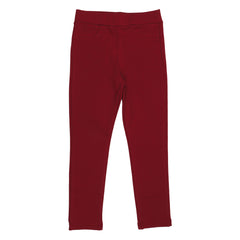 Burgundy-Sweat Leggings 98